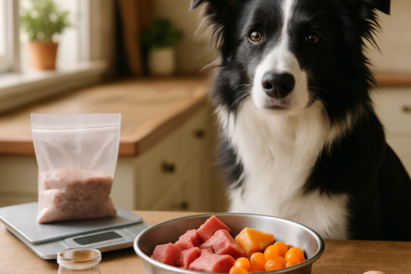 Frischfutter-Tipps für Border Collies von Petersberg-Collies