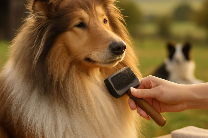 Tierpflege und Fellpflege bei Petersberg Collies – Fellgesundheit